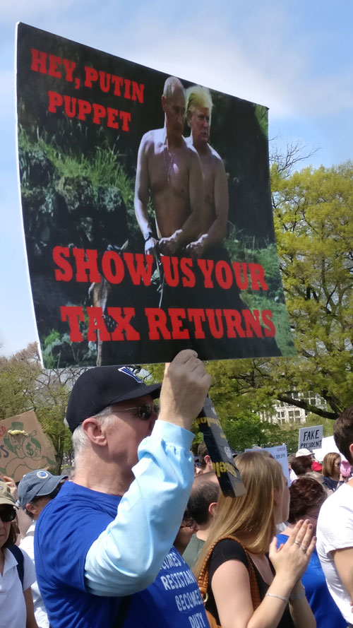 poster, hey putin, tax-march